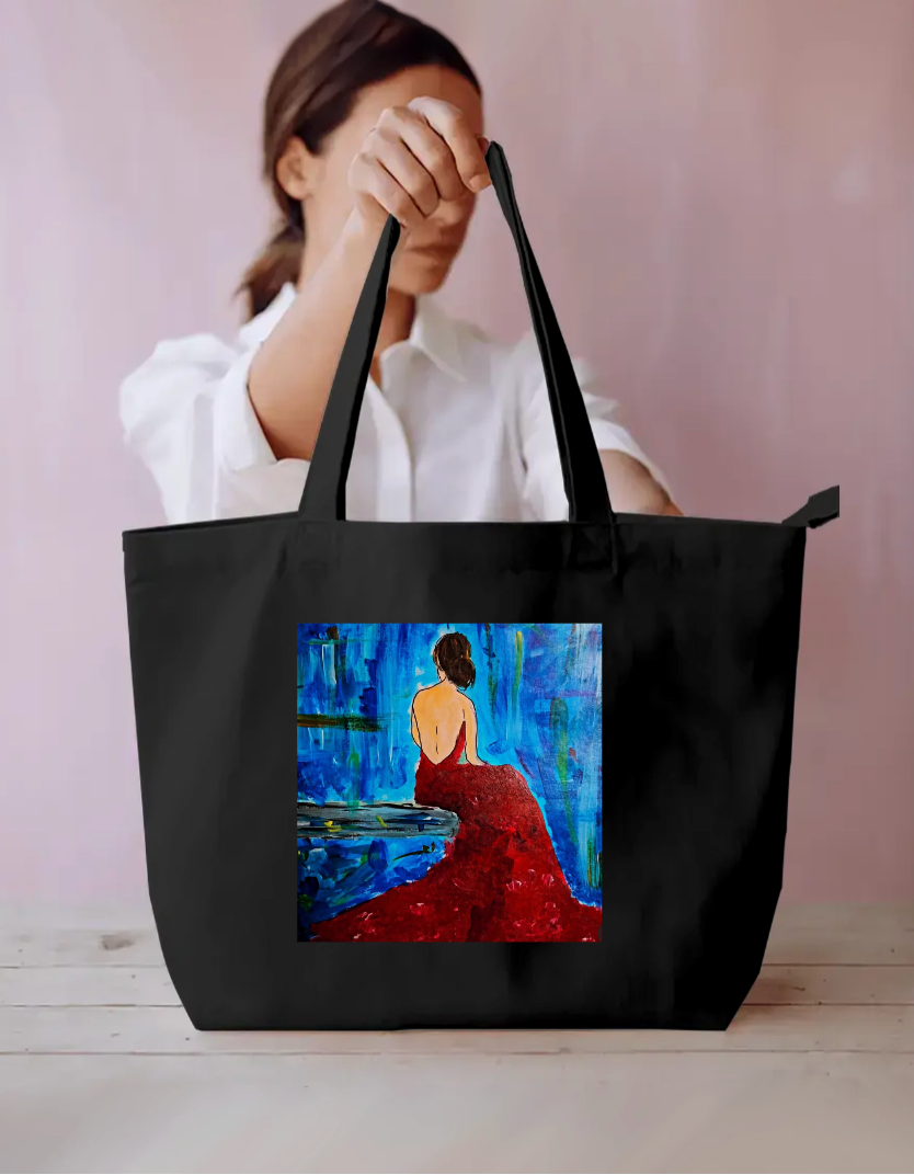 Nature Everyday Large Tote Bag by Bhavya Pasuparthy