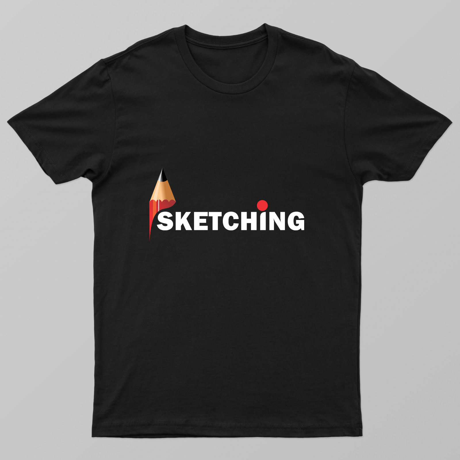 sketching Unisex T-shirt by Sanjay Koriya