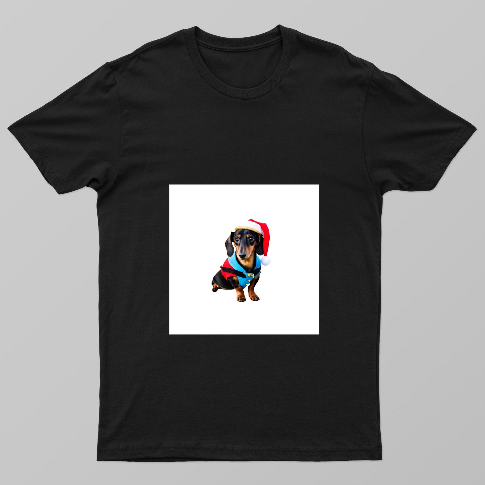 The Cutest Christmas Doxie You've Ever Seen!" Unisex T-shirt by A Kumar 