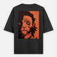 Fearless Oversized T-shirt (Back print) by Pinky