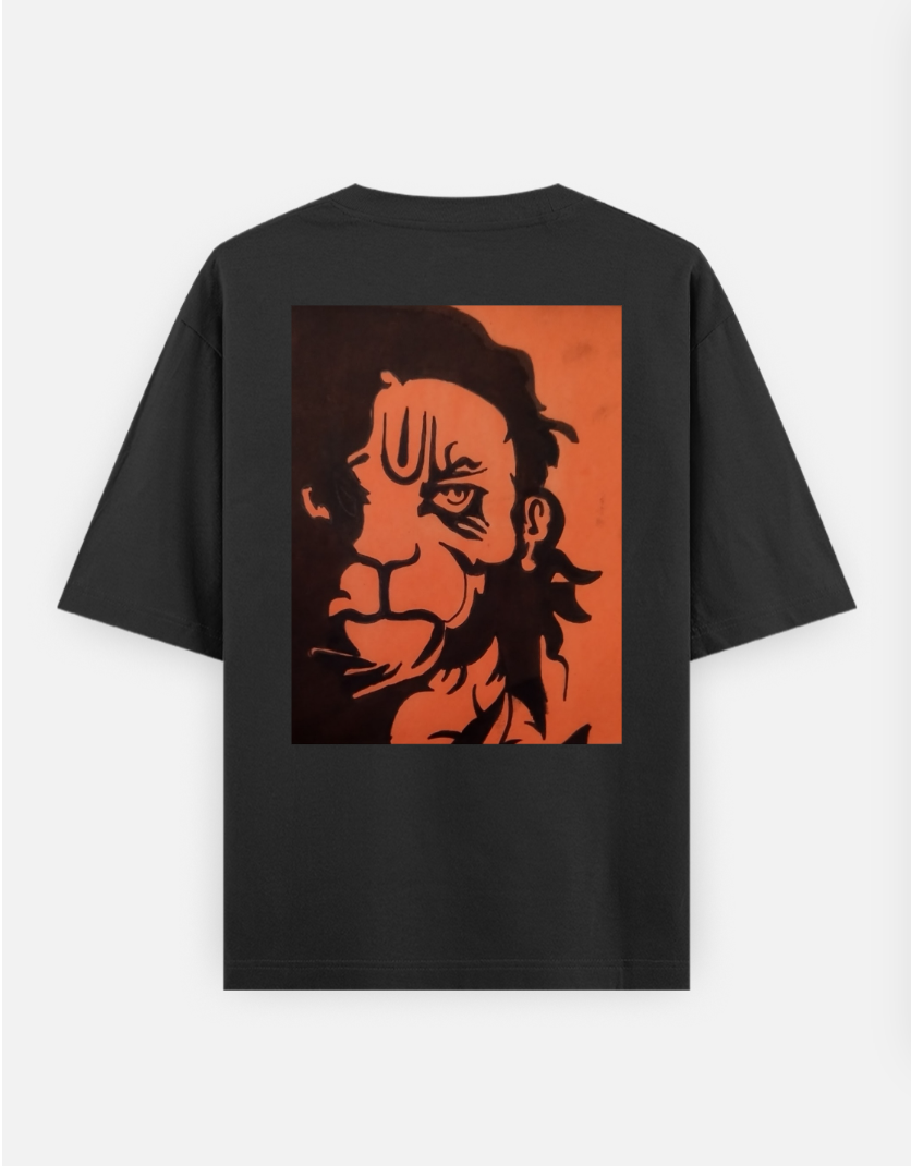 Fearless Oversized T-shirt (Back print) by Pinky