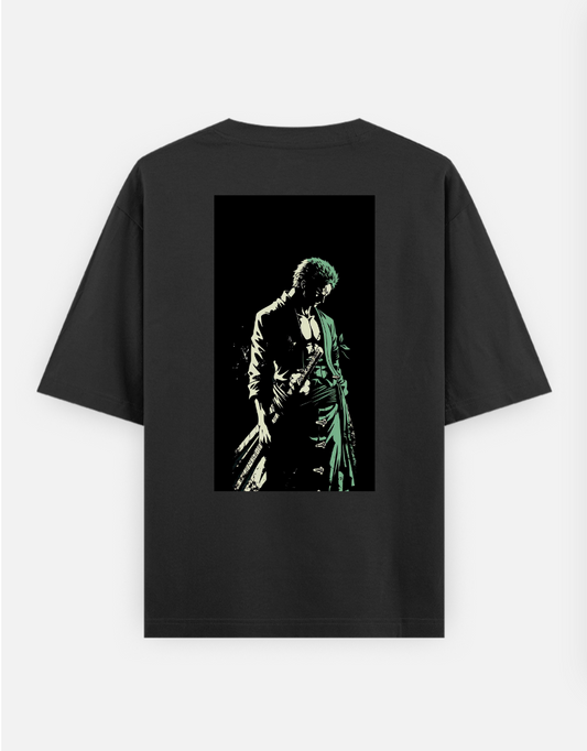 Zoro Oversized T-shirt (Back print) by @dead_prince_2_0