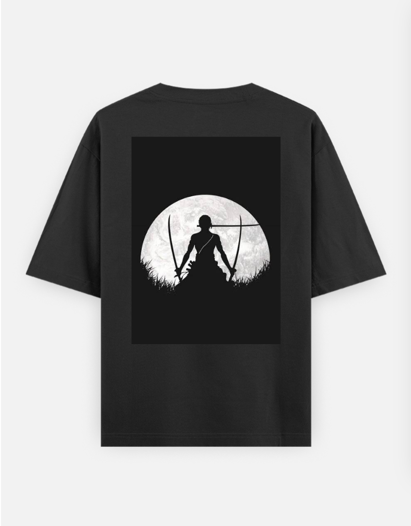 Zoro Oversized T-shirt (Back print) by @dead_prince_2_0