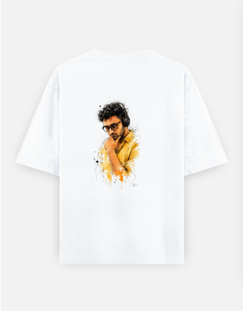 Gamers Oversized T-shirt (Back print) by @dead_prince_2_0