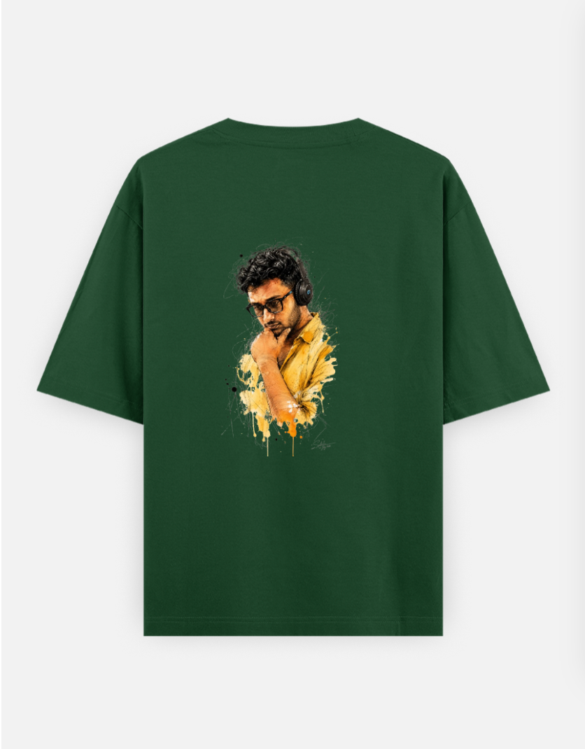 Gamers Oversized T-shirt (Back print) by @dead_prince_2_0