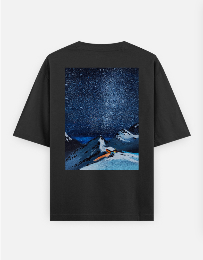 sky Oversized T-shirt (Back print) by @ocyeanic.minn