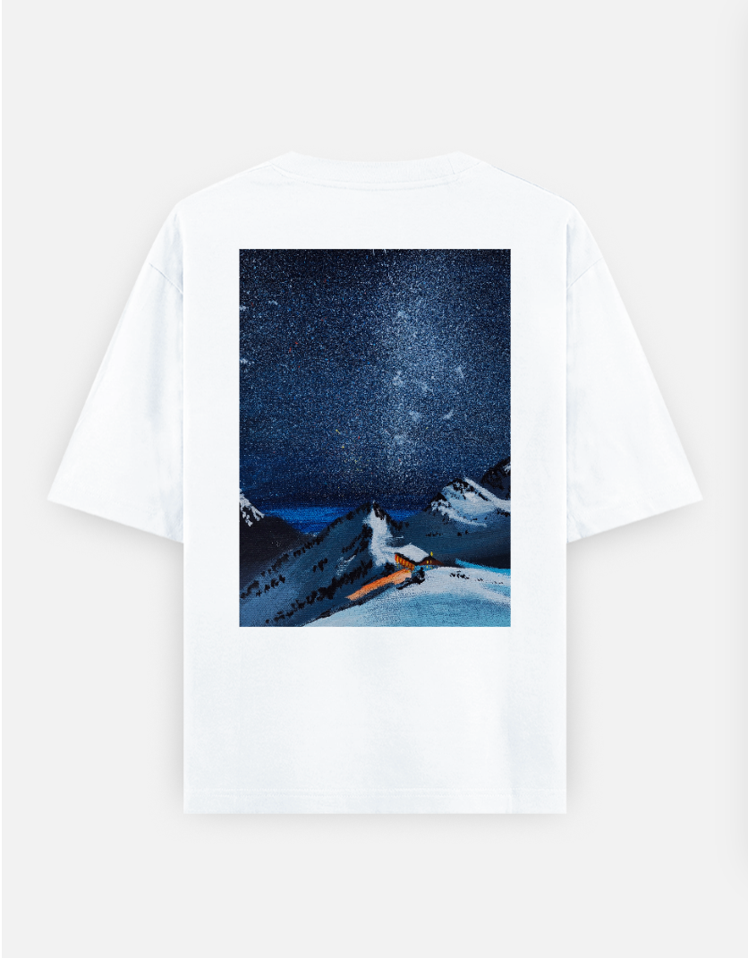 sky Oversized T-shirt (Back print) by @ocyeanic.minn