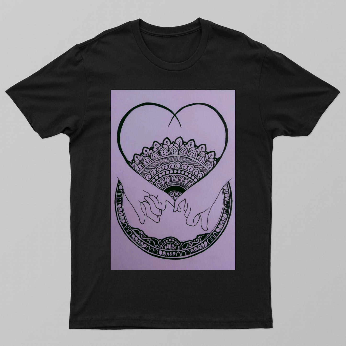 Harmony of hands Unisex T-shirt by Shruti Barnwal
