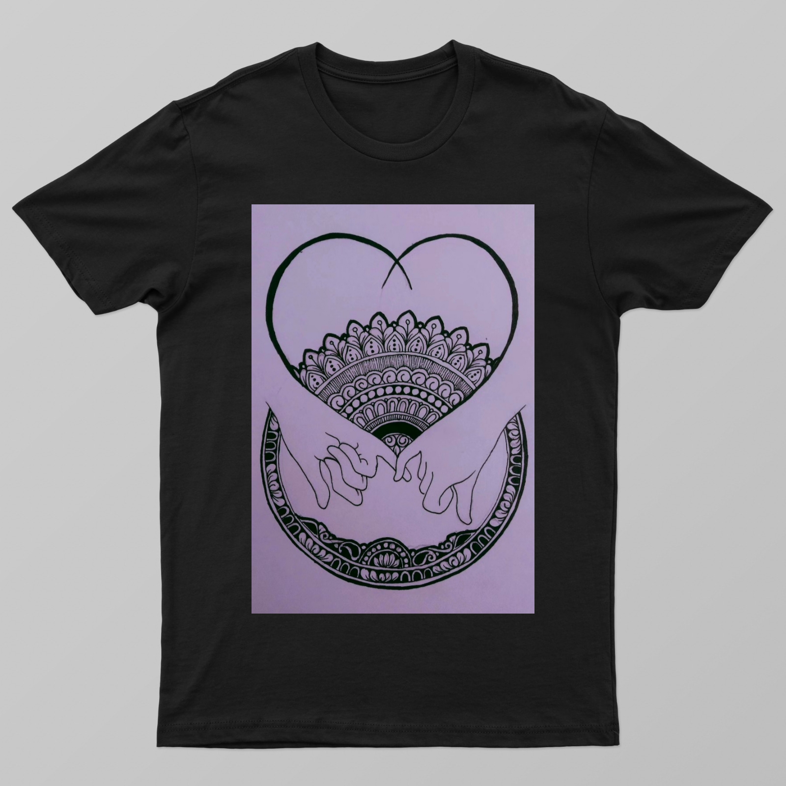 Harmony of hands Unisex T-shirt by Shruti Barnwal