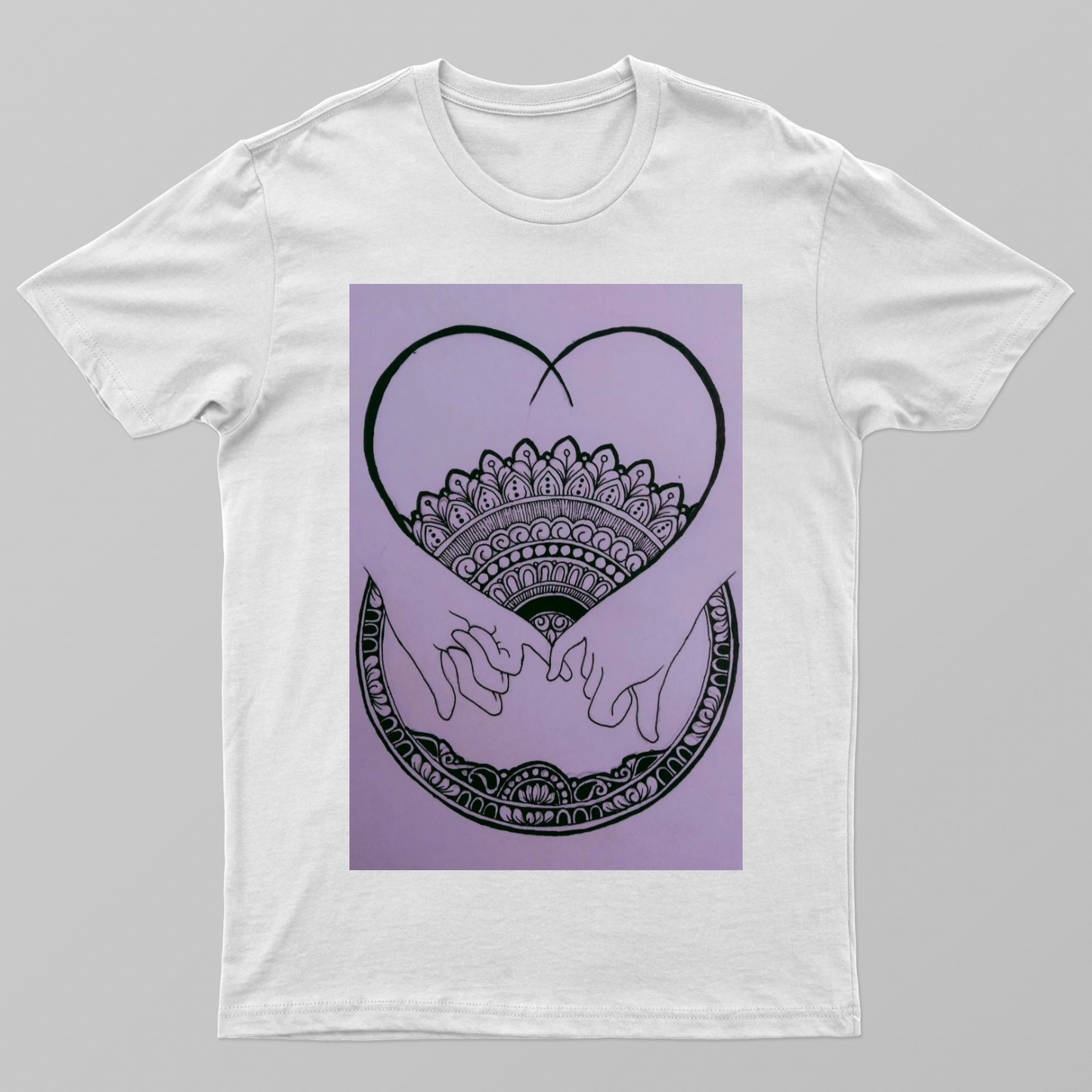 Harmony of hands Unisex T-shirt by Shruti Barnwal