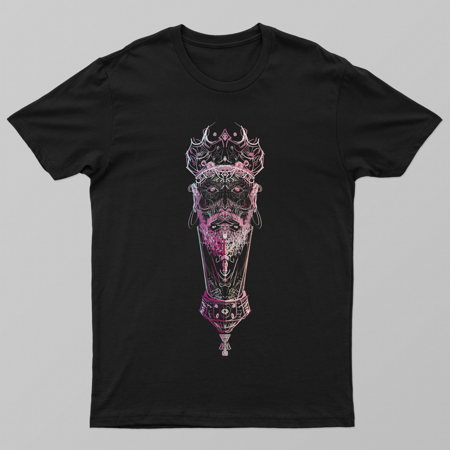 Psychedelic Monarch Unisex T-shirt by @Vishradynix