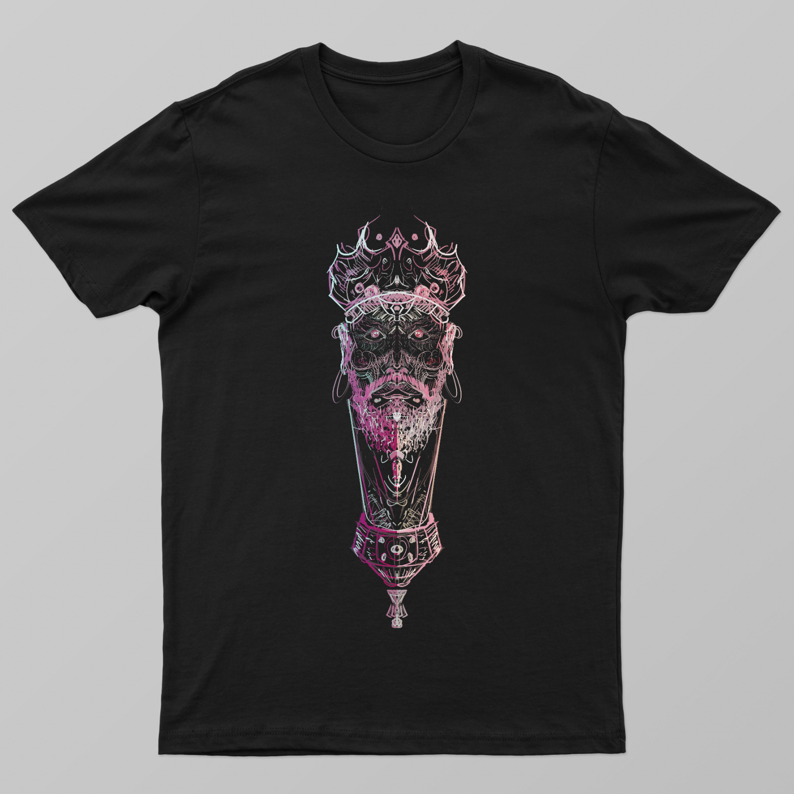 Psychedelic Monarch Unisex T-shirt by @Vishradynix