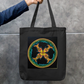 Fish motif Zipper Tote Bag by Shubhra Saha