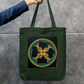 Fish motif Zipper Tote Bag by Shubhra Saha