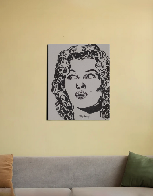 Ink Art 16"x20" Canvas Poster by @joydeep6647