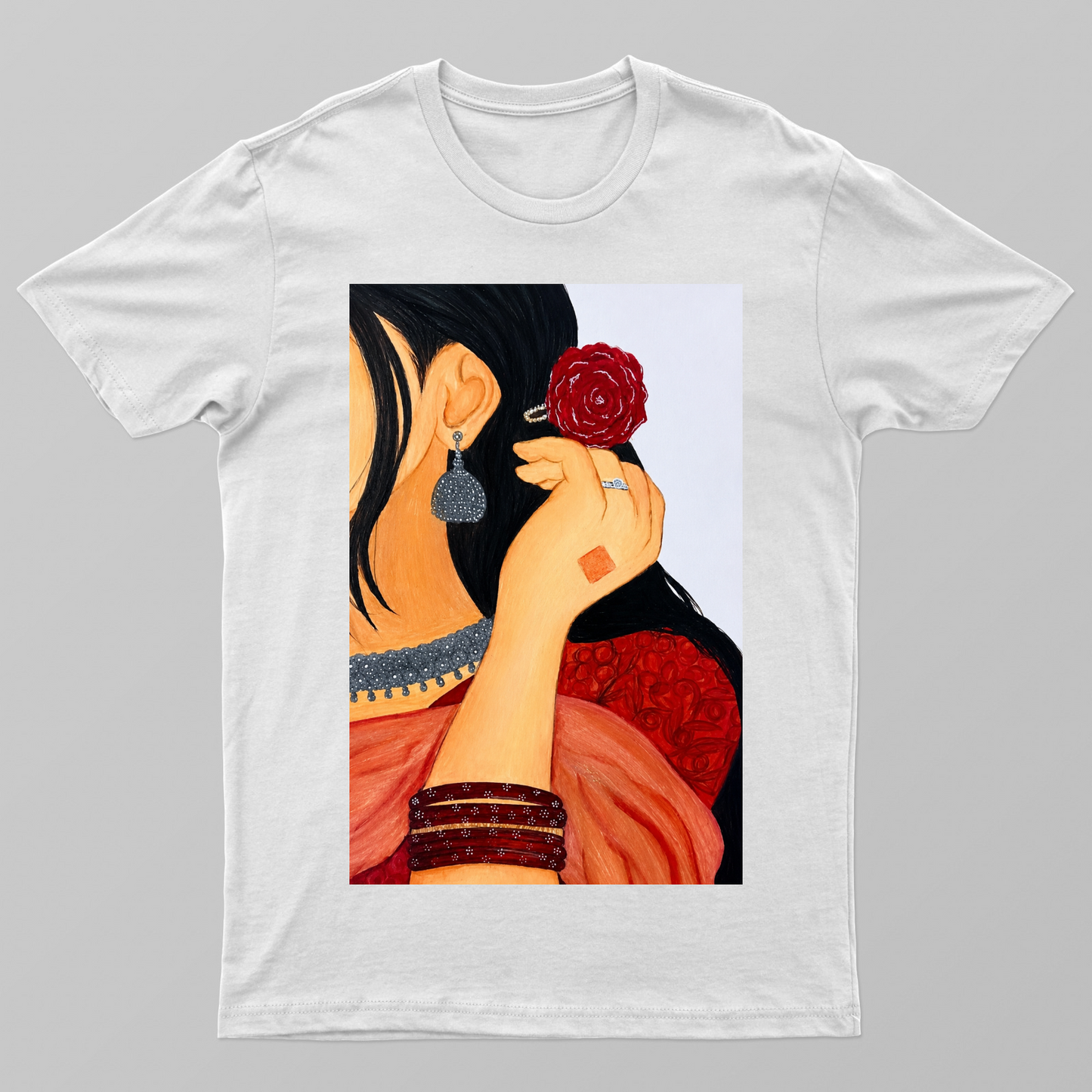 Traditional girl Unisex T-shirt by @official_artist072