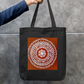 Alpana design Zipper Tote Bag by Shubhra Saha