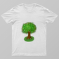 Digital tree Unisex T-shirt by Mahiya Ali 