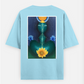 Cosmic Shakti Oversized T-shirt (Back print) by @tonedpaperchairoscuro
