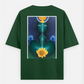 Cosmic Shakti Oversized T-shirt (Back print) by @tonedpaperchairoscuro