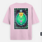Cosmic energy Oversized T-shirt (Back print) by @tonedpaperchairoscuro