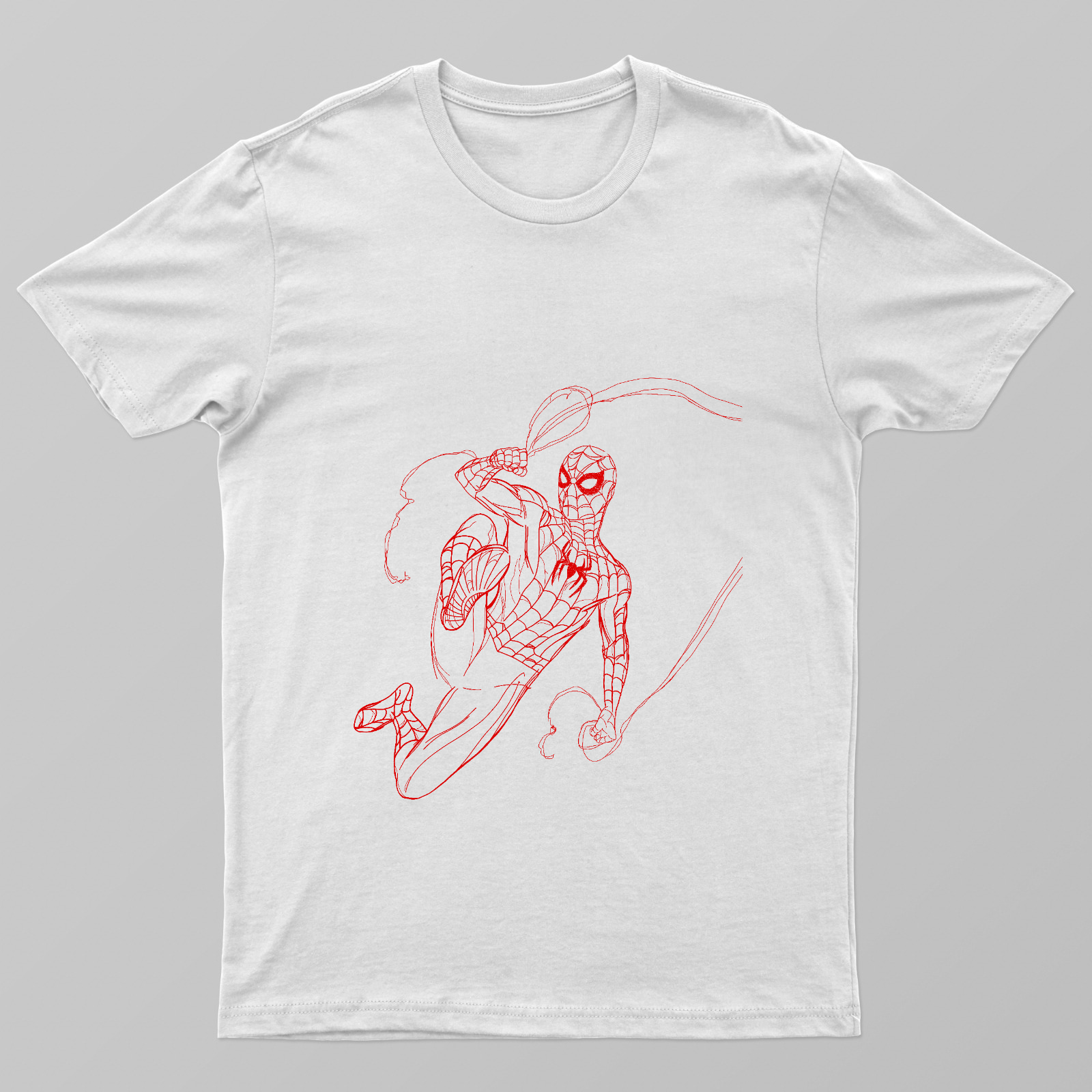 Spiderman Unisex T-shirt by @sarangdhar_by_kunal