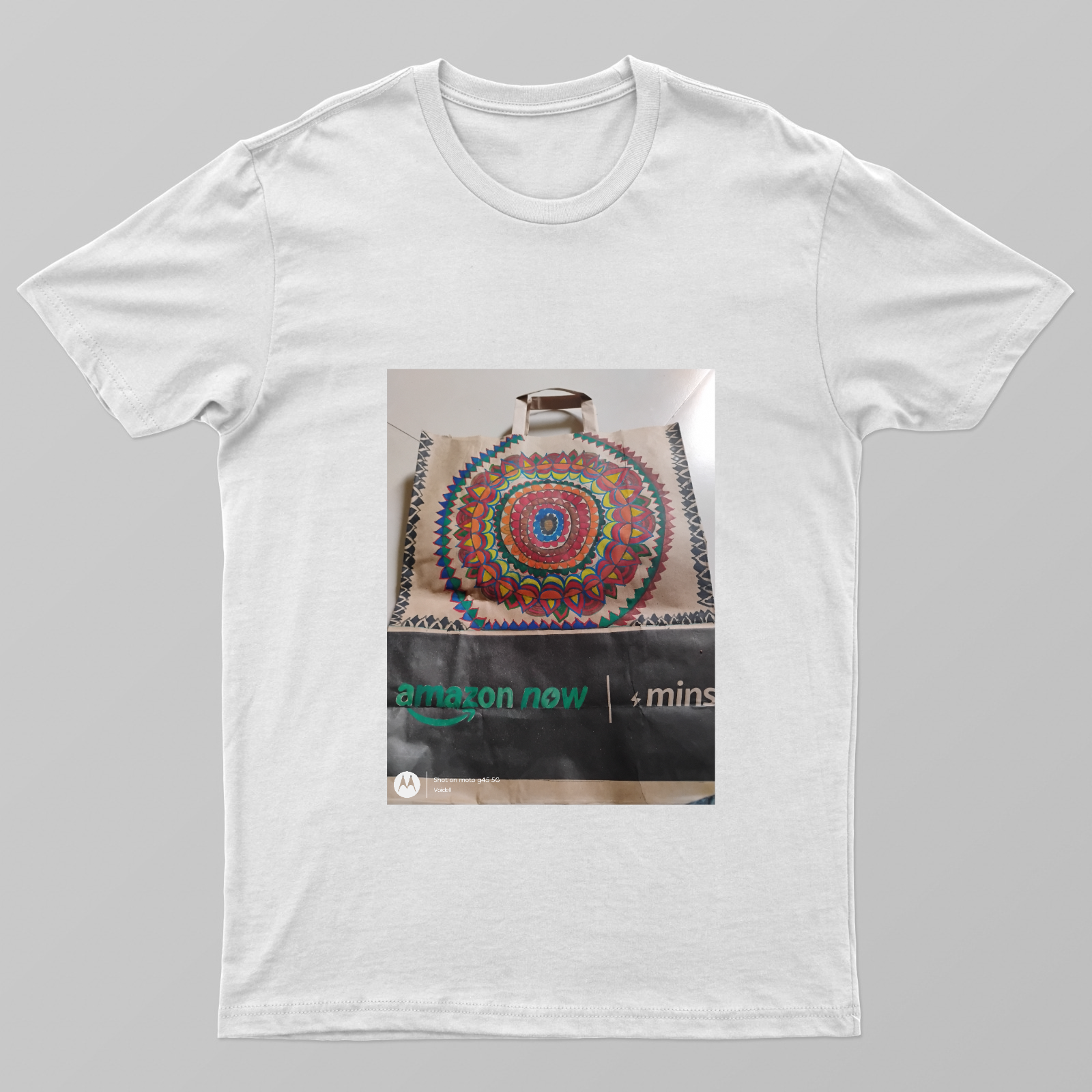 Simple design on Amazon bag Unisex T-shirt by Susweta Bagchi