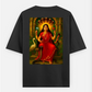 God oversized tshirt Oversized T-shirt (Back print) by @karthikadraws