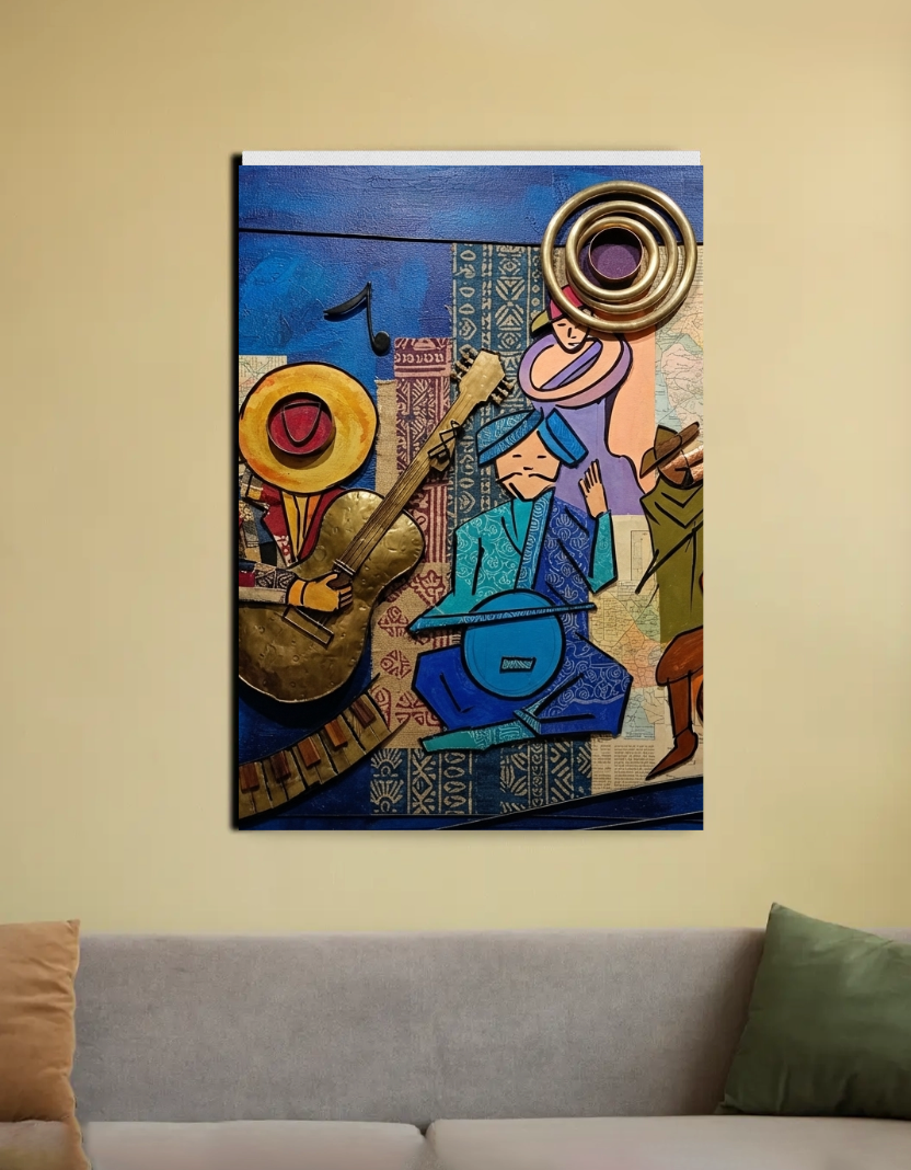 Music 20"x30" Canvas Poster by BIJEN CHONGTHAM