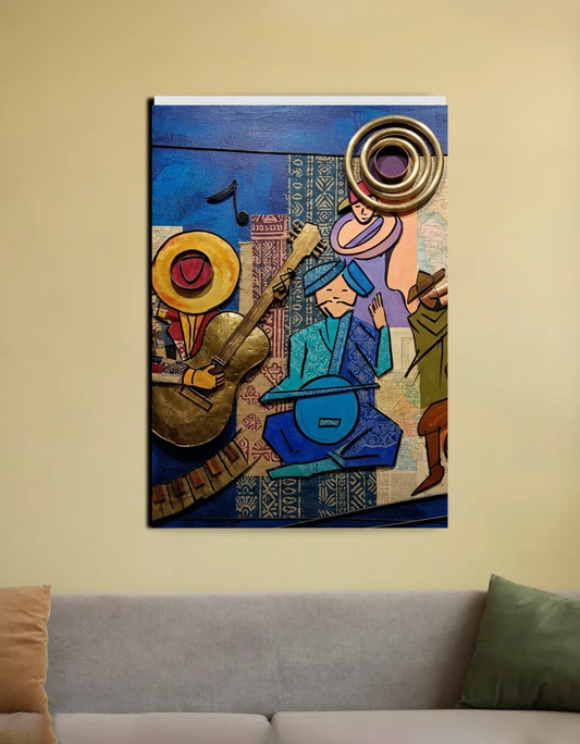 Music 20"x30" Canvas Poster by BIJEN CHONGTHAM