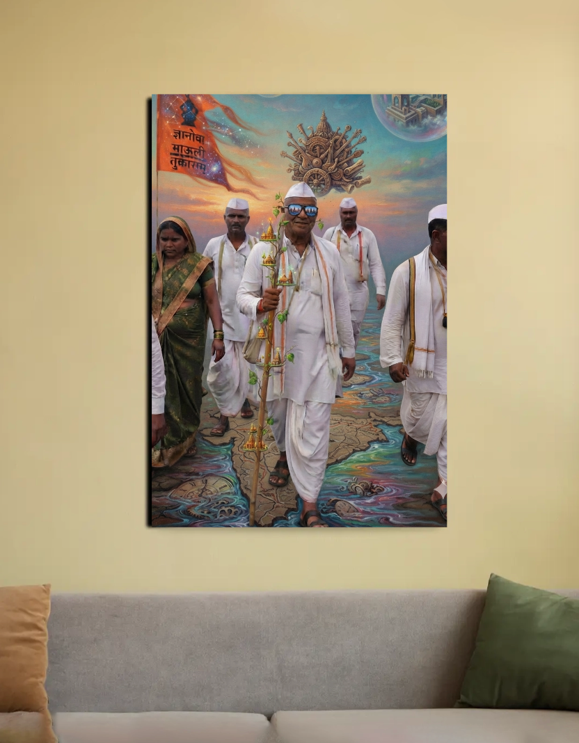 Walker 20"x30" Canvas Poster by BIJEN CHONGTHAM