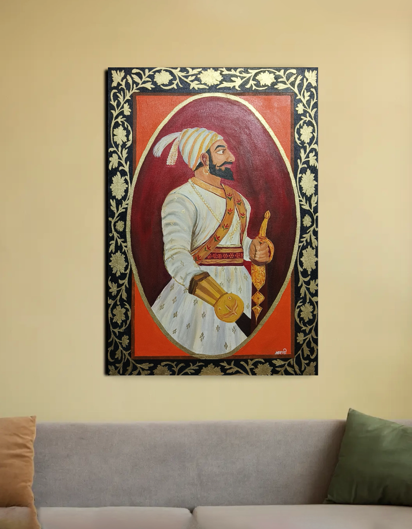 Pending of Chhatrapati Shivaji Maharaj 20"x30" Canvas Poster by @artistry