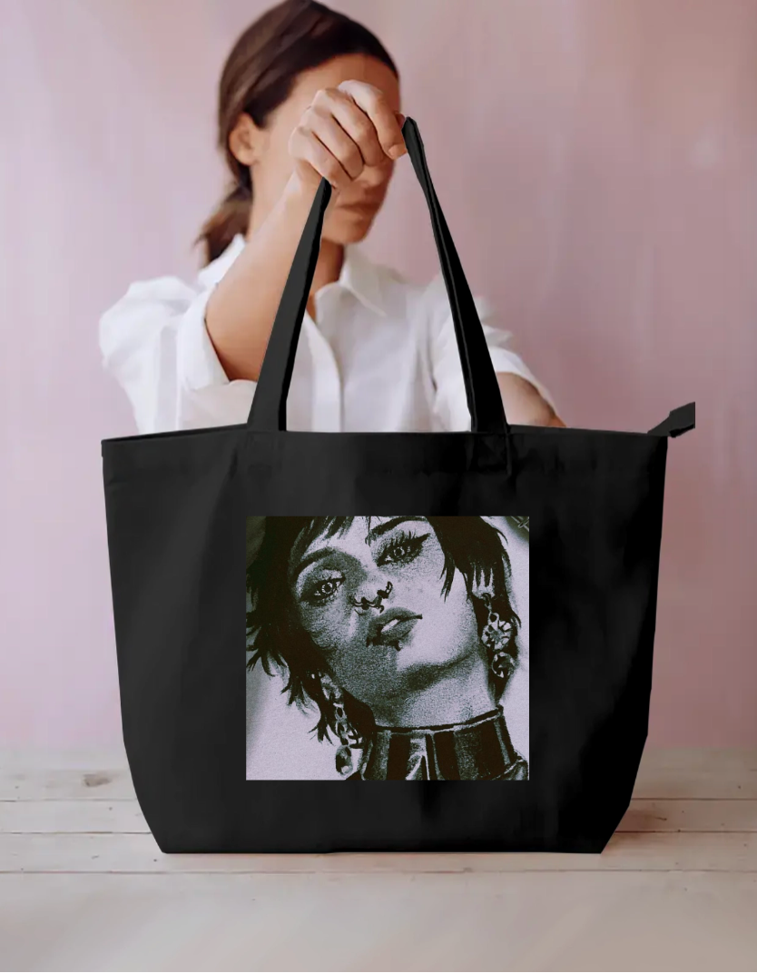 Emo Everyday Large Tote Bag by @imanjali._.36