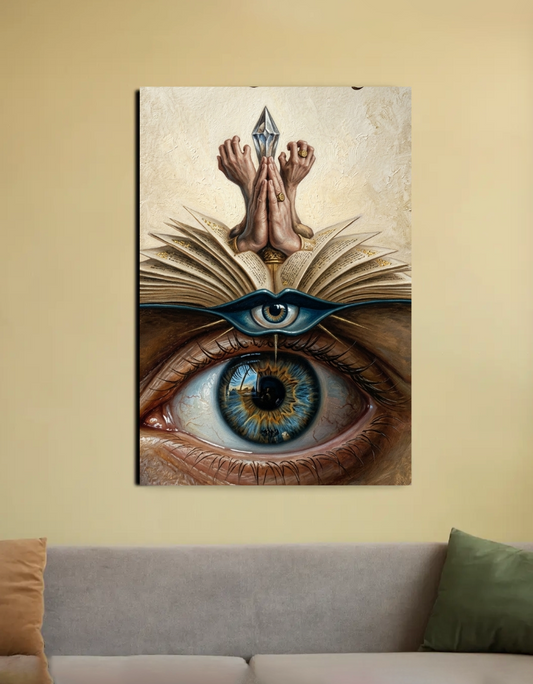 Light 20"x30" Canvas Poster by BIJEN CHONGTHAM