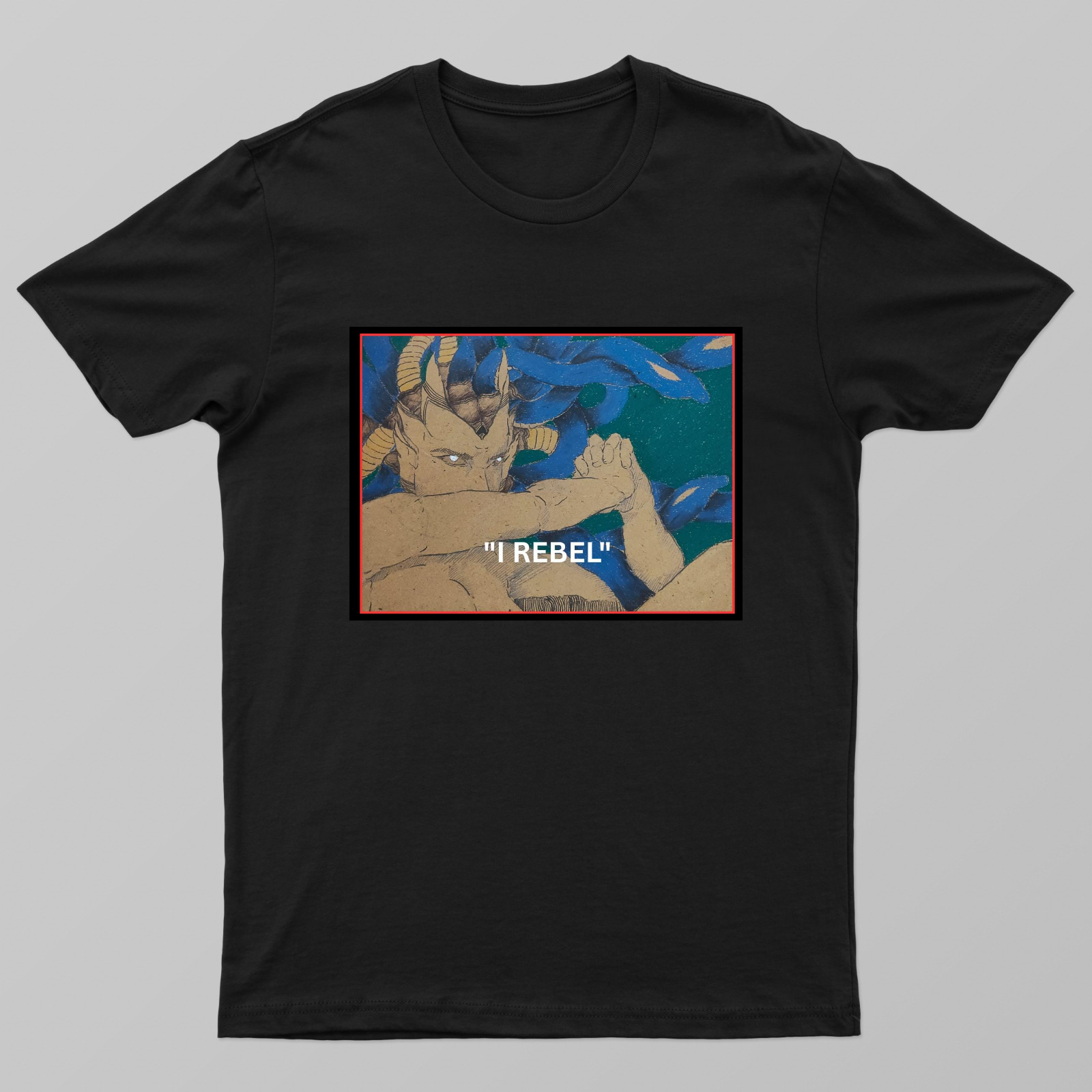 I REBEL Unisex T-shirt by @chokko_botti.07