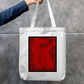 Rapunzel (Red) Tote bag Zipper Tote Bag by Rishit Chakraborty 