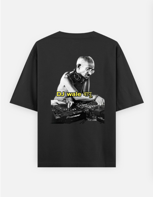 Dj printed tshirt Oversized T-shirt (Back print) by @mithisar_09