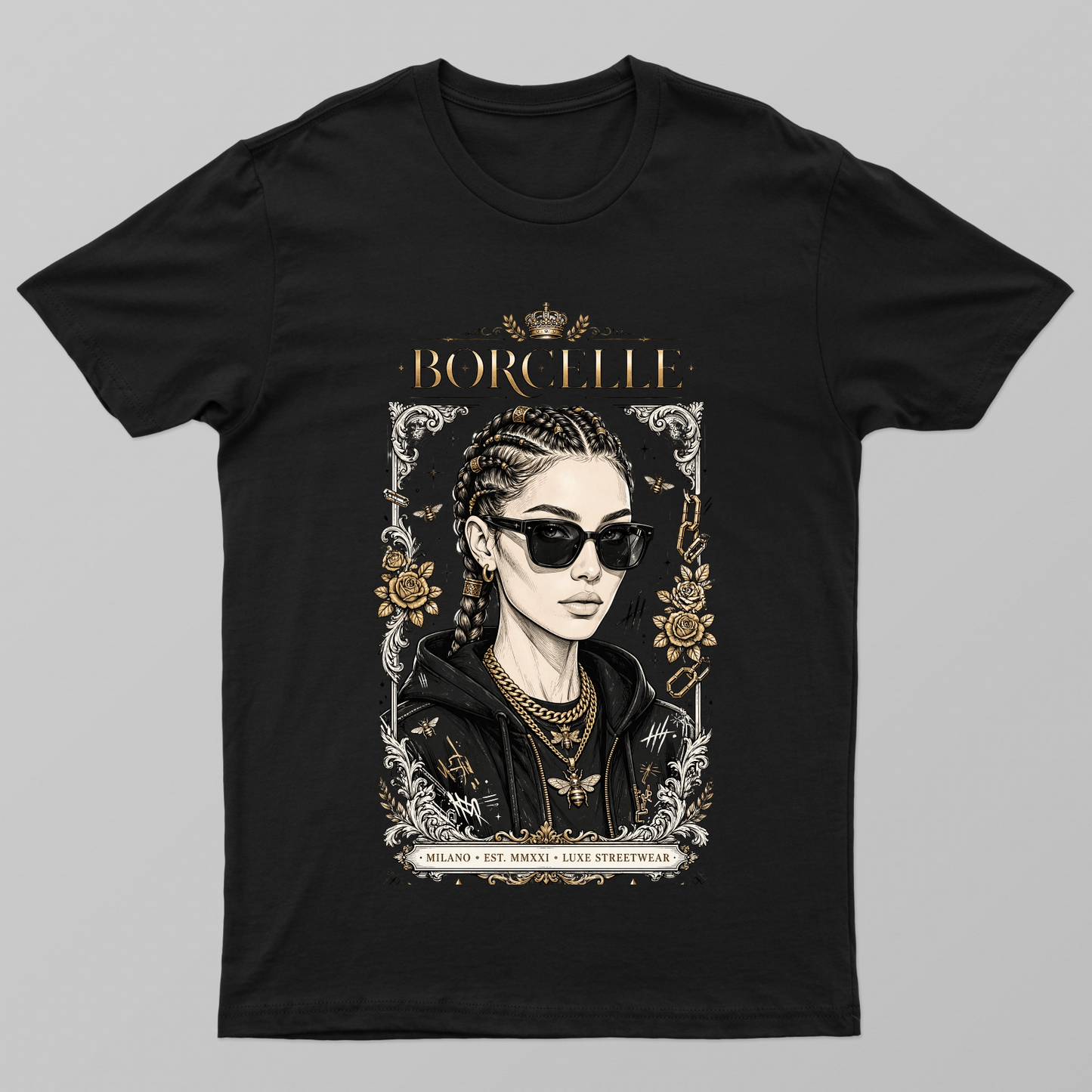 Borcelle Art T Shirt Unisex T-shirt by @rd_digital_store