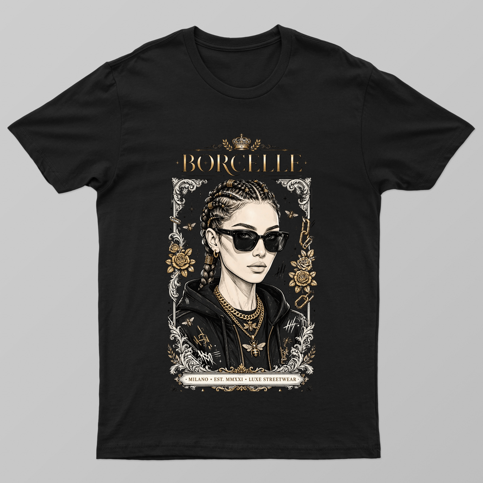 Borcelle Art T Shirt Unisex T-shirt by @rd_digital_store