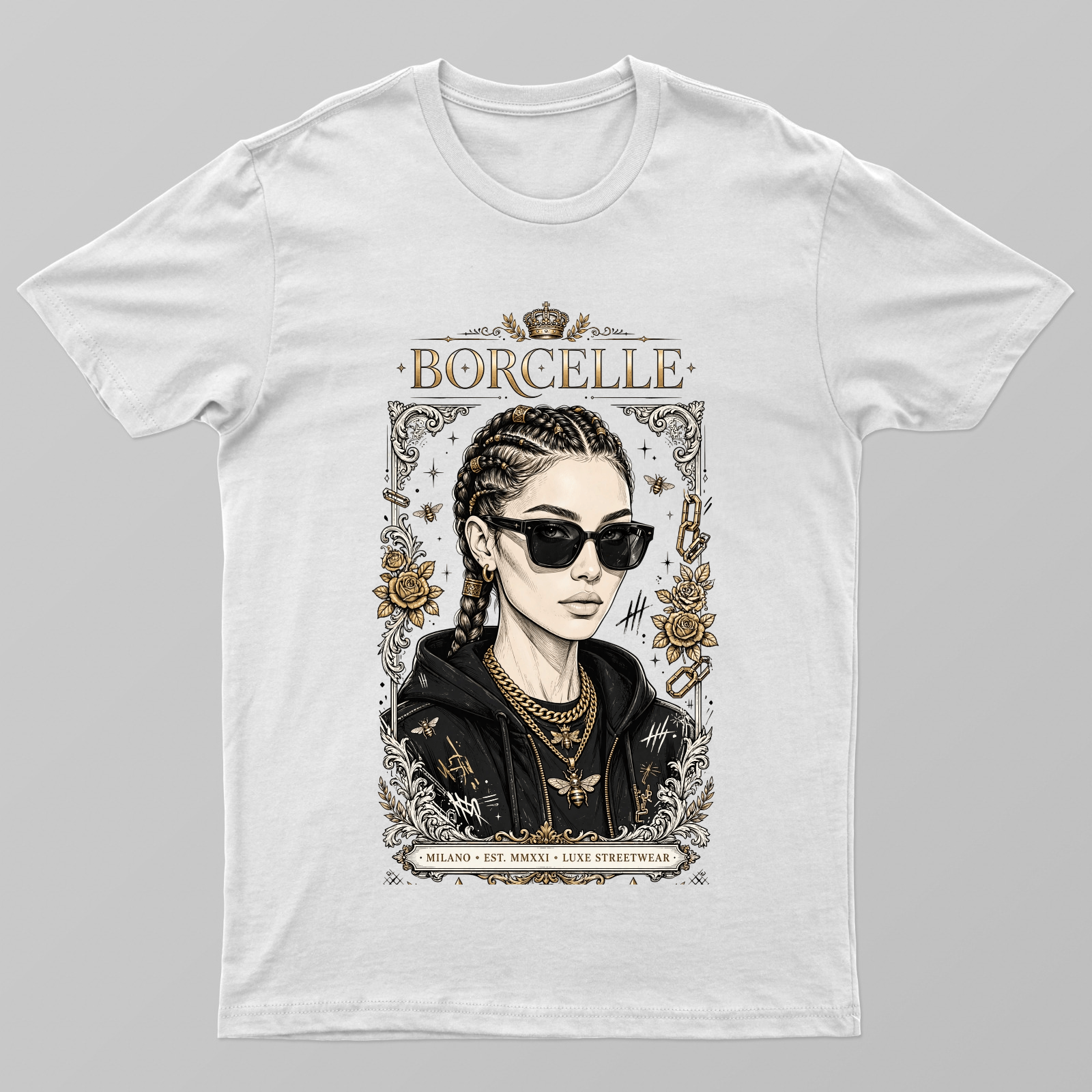 Borcelle Art T Shirt Unisex T-shirt by @rd_digital_store
