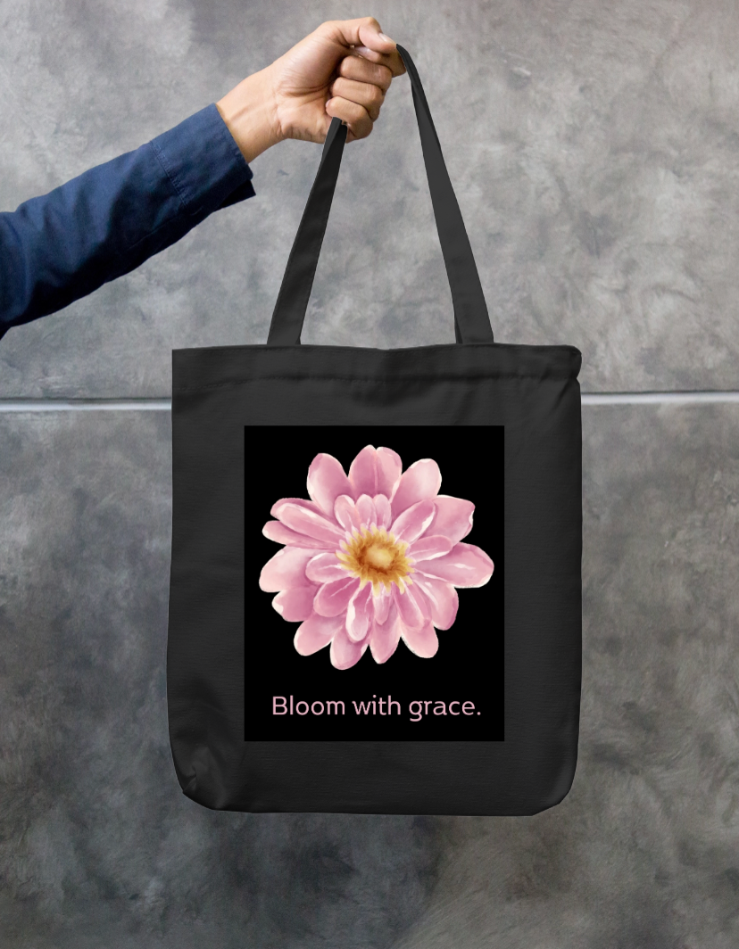 Bloom Zipper Tote Bag by Shruti Dungrani