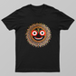 Black Tshirt with Jagannath Dot Mandala Unisex T-shirt by @numa.arts