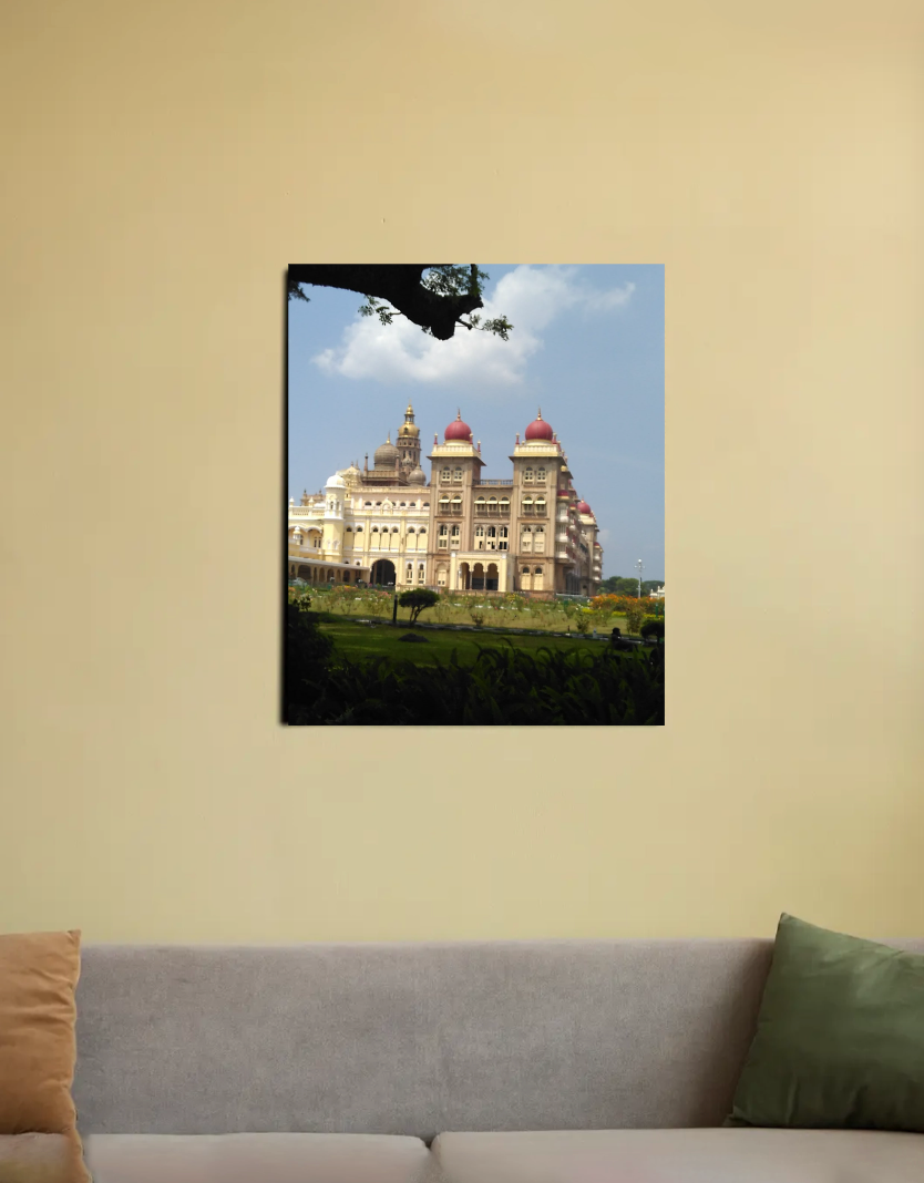 Mysore Palace 16"x20" Canvas Poster by @shubhrasaha68
