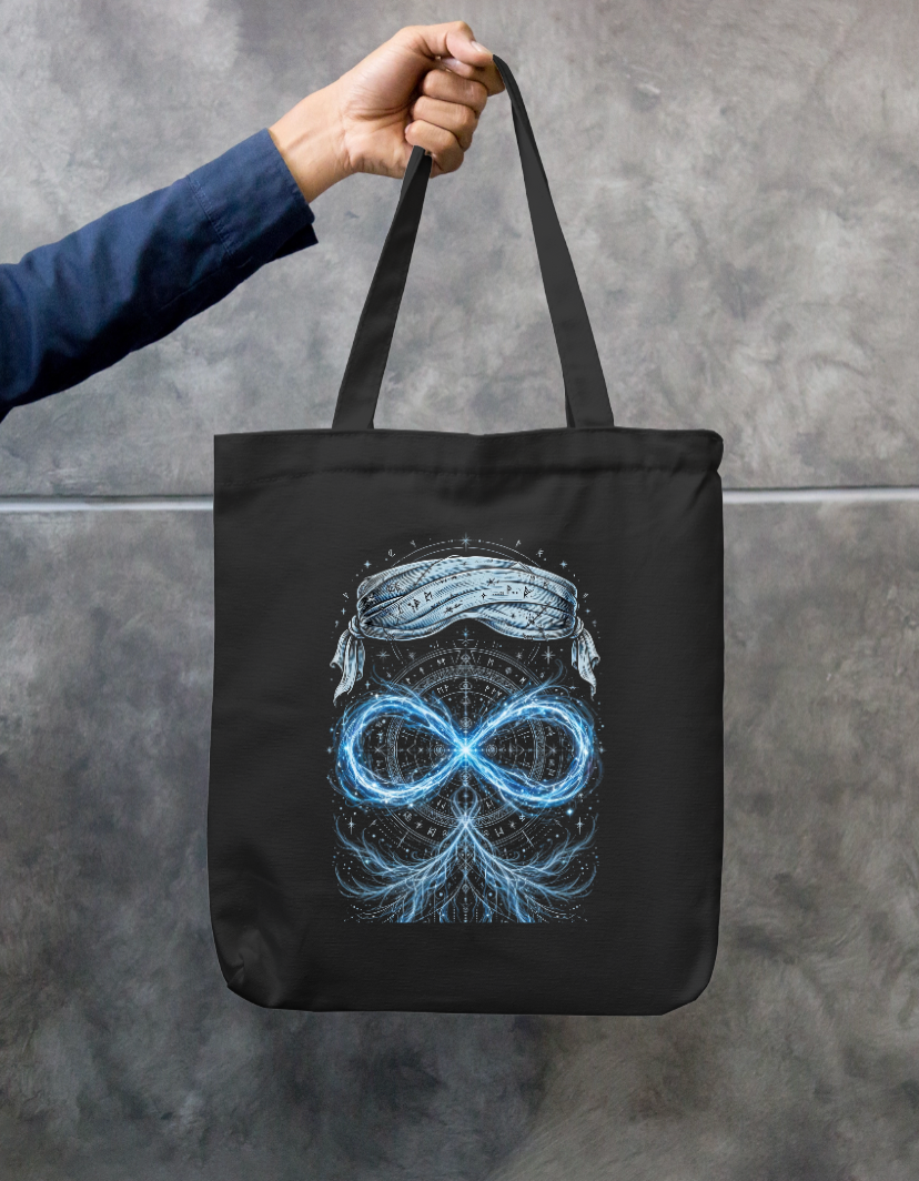 Limitless Tote Bag Zipper Tote Bag by @rd_digital_store