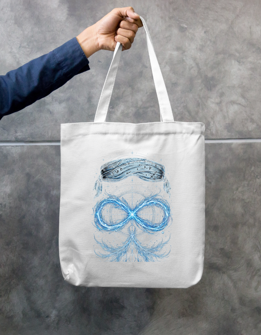 Limitless Tote Bag Zipper Tote Bag by @rd_digital_store