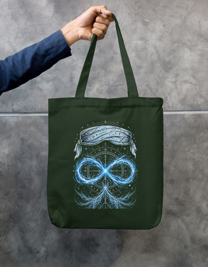 Limitless Tote Bag Zipper Tote Bag by @rd_digital_store
