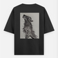 Be independent and rise high always Oversized T-shirt (Back print) by @theciphermoon
