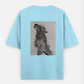 Be independent and rise high always Oversized T-shirt (Back print) by @theciphermoon