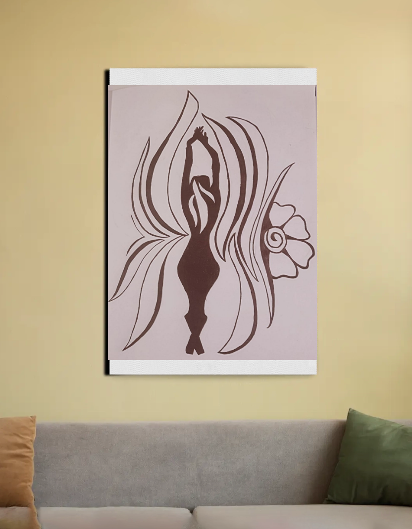 Minimal design 20"x30" Canvas Poster by @theciphermoon