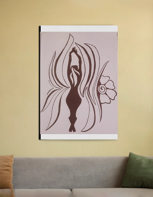Minimal design 20"x30" Canvas Poster by @theciphermoon